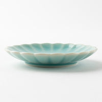 波佐見焼 和山窯 菊型小皿(ブルー) 波佐見焼 和山窯 波佐見焼