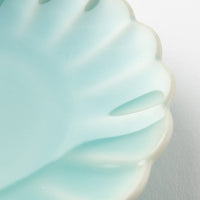 波佐見焼 和山窯 菊型小皿(ブルー) 波佐見焼 和山窯 波佐見焼