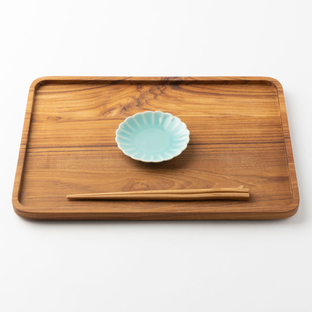 波佐見焼 和山窯 菊型小皿(ブルー) 波佐見焼 和山窯 波佐見焼