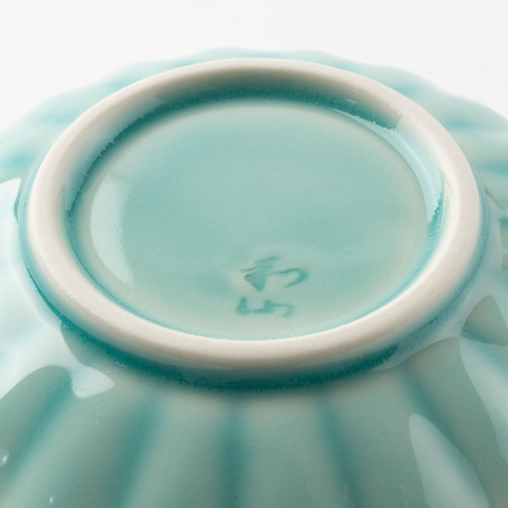 波佐見焼 和山窯 菊型小皿(ブルー) 波佐見焼 和山窯 波佐見焼