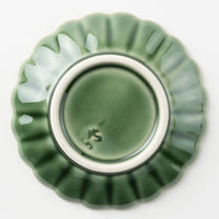 波佐見焼 和山窯 菊型小皿(オリベ) 波佐見焼 和山窯 波佐見焼