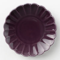 波佐見焼 和山窯 菊型小皿(パープル) 波佐見焼 和山窯 波佐見焼