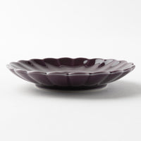 波佐見焼 和山窯 菊型小皿(パープル) 波佐見焼 和山窯 波佐見焼