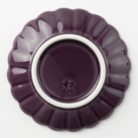 波佐見焼 和山窯 菊型小皿(パープル) 波佐見焼 和山窯 波佐見焼