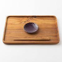 波佐見焼 和山窯 菊型小皿(パープル) 波佐見焼 和山窯 波佐見焼