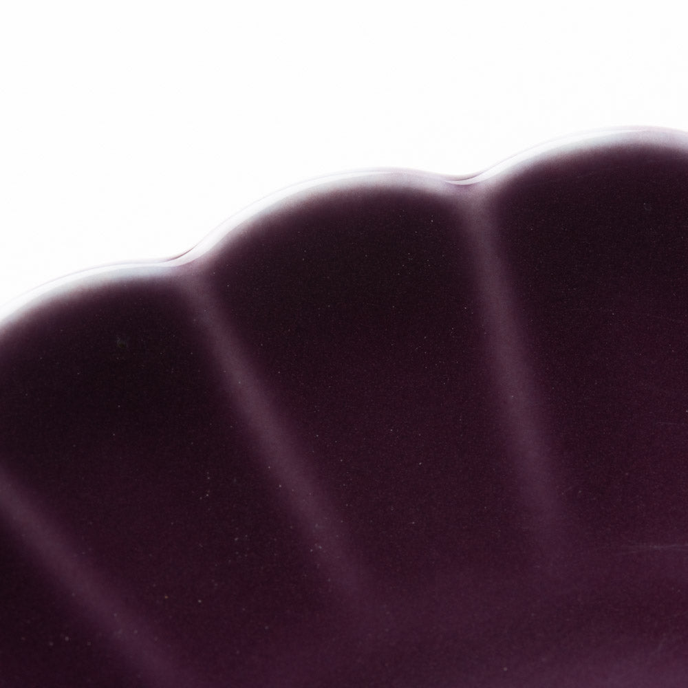 波佐見焼 和山窯 菊型小皿(パープル) 波佐見焼 和山窯 波佐見焼