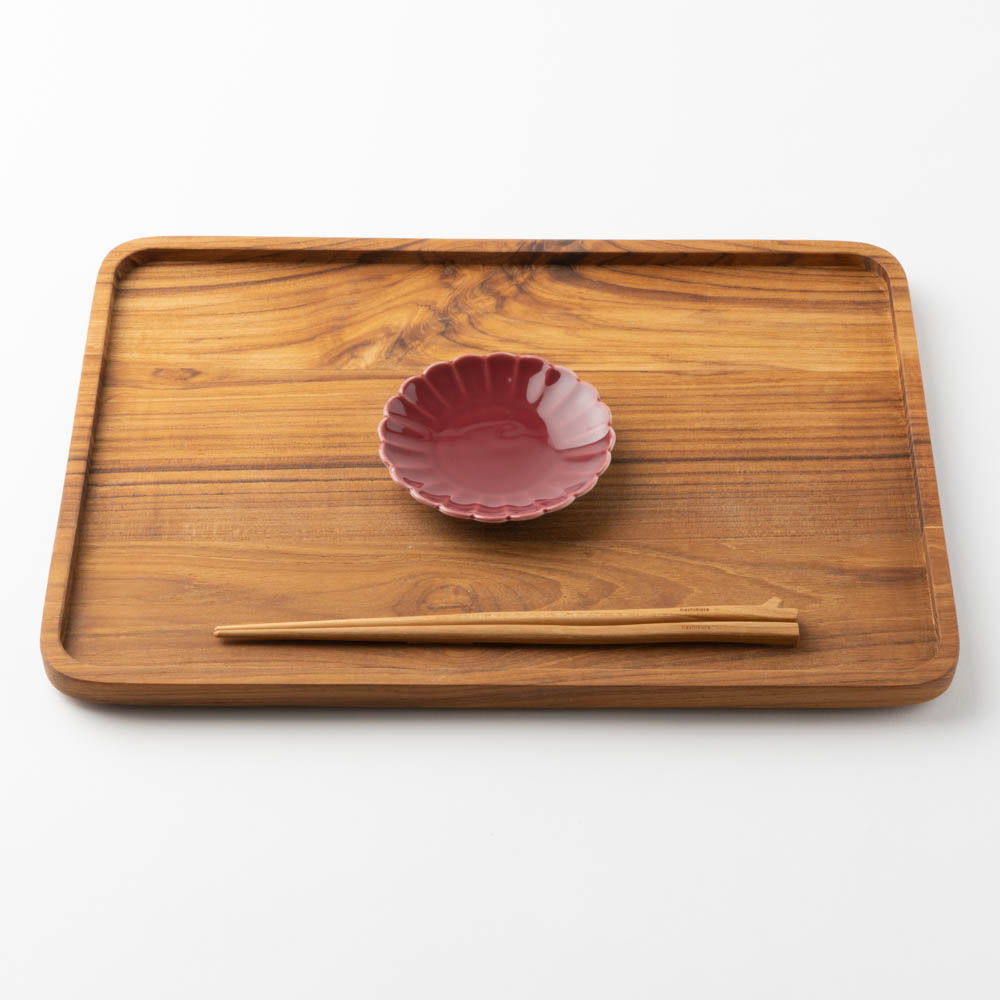 波佐見焼 和山窯 菊型小皿(マロン) 波佐見焼 和山窯 波佐見焼