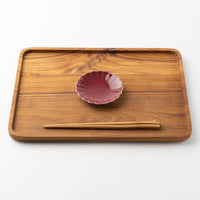 波佐見焼 和山窯 菊型小皿(マロン) 波佐見焼 和山窯 波佐見焼