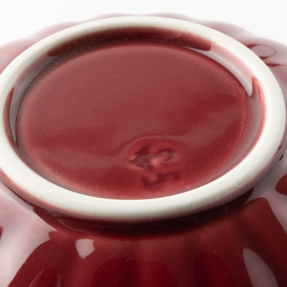 波佐見焼 和山窯 菊型小皿(マロン) 波佐見焼 和山窯 波佐見焼