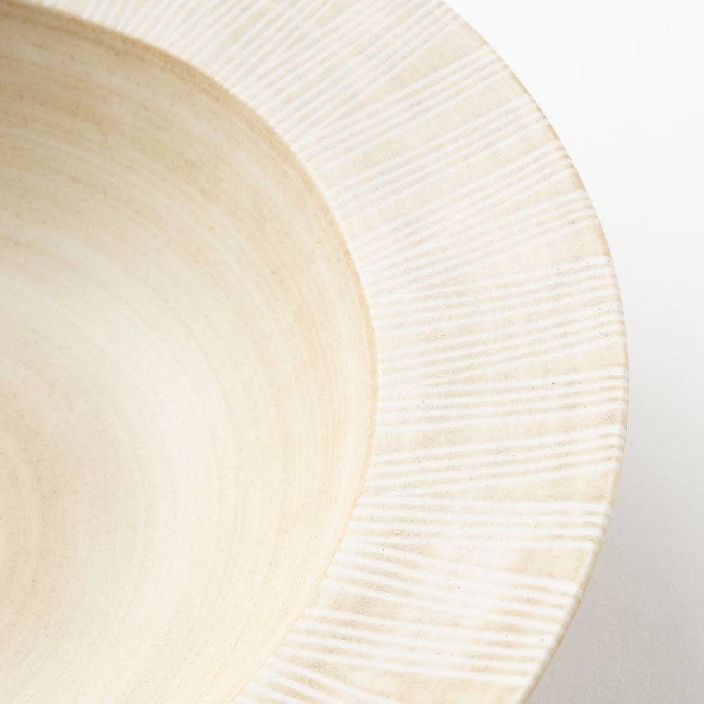 波佐見焼 和山窯 シャビーシックスタイル ボウルL(senナチュラル) 波佐見焼 和山窯 波佐見焼