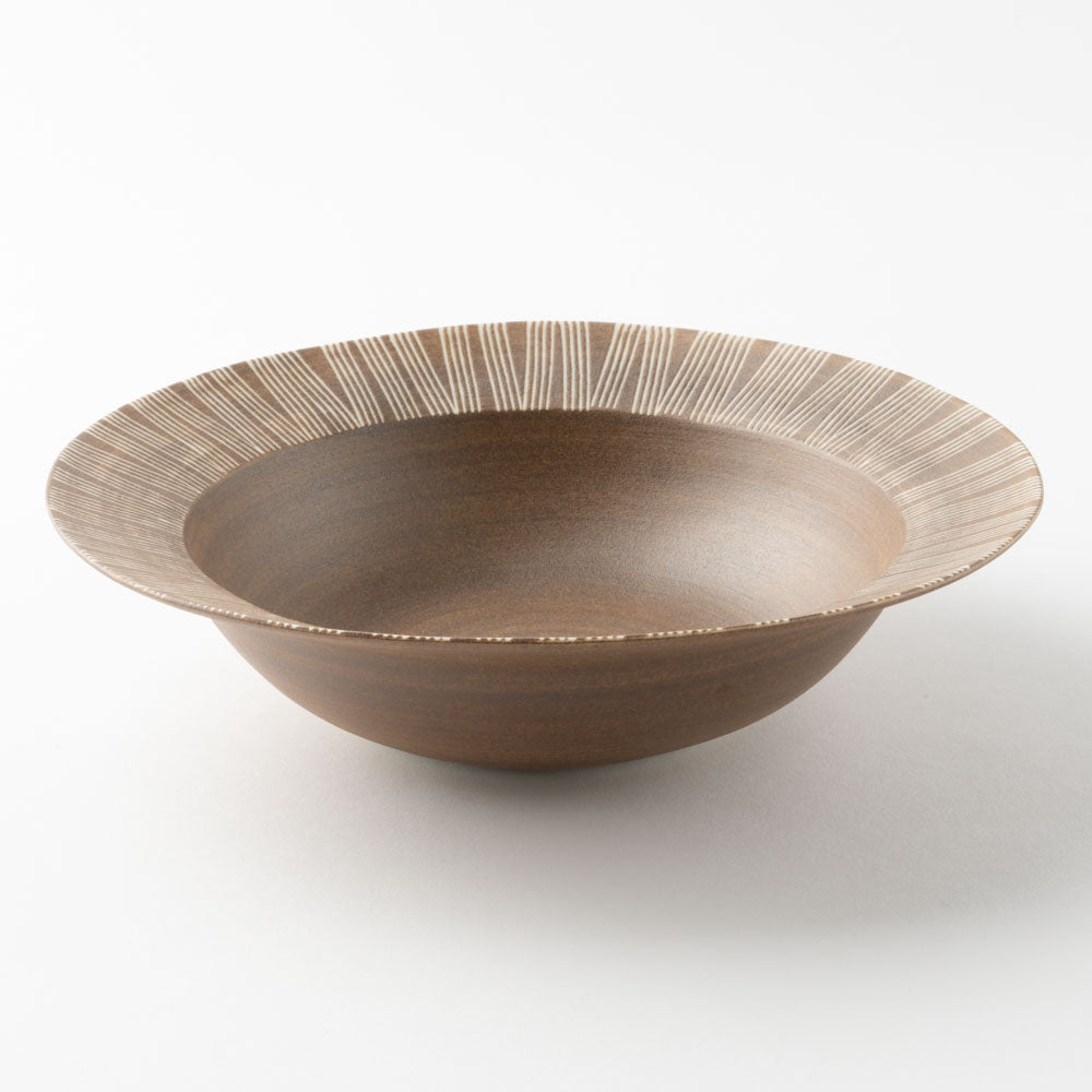 波佐見焼 和山窯 シャビーシックスタイル ボウルL(senダーク) 波佐見焼 和山窯 波佐見焼