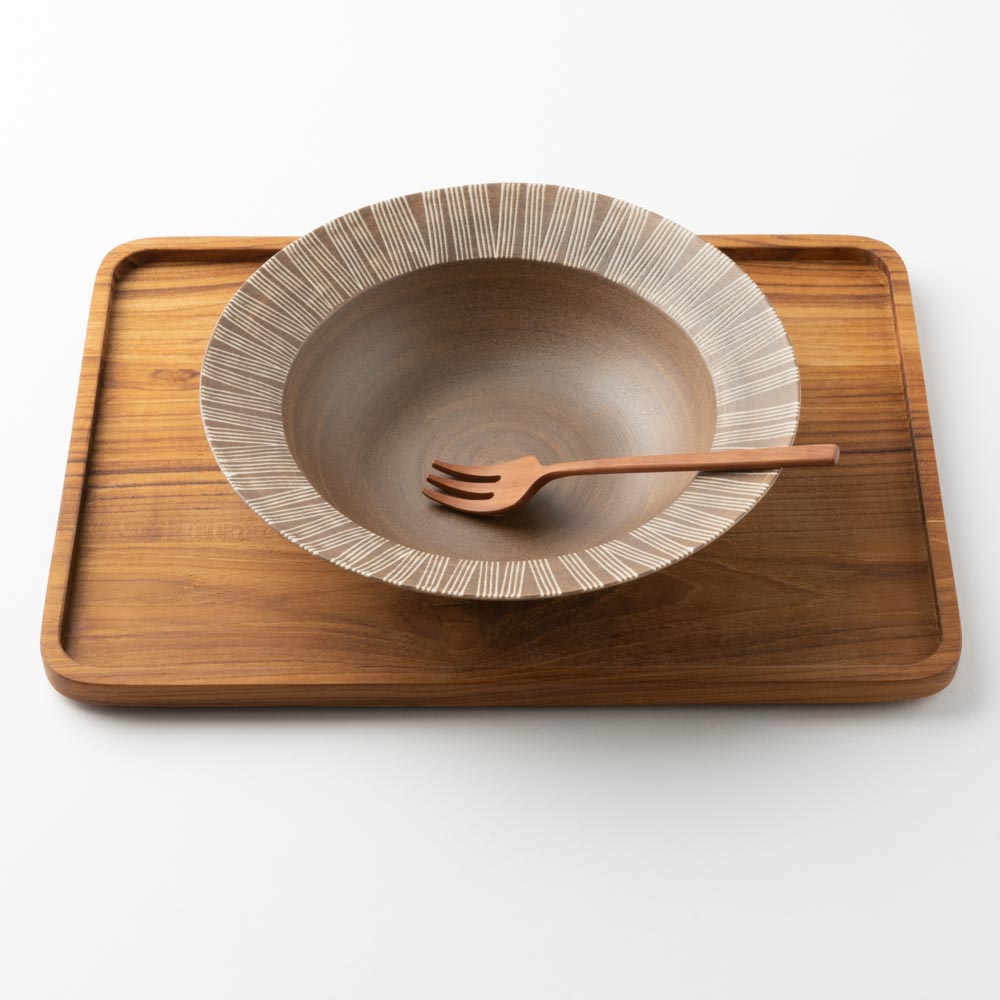 波佐見焼 和山窯 シャビーシックスタイル ボウルL(senダーク) 波佐見焼 和山窯 波佐見焼