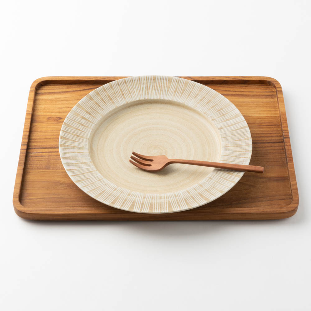 波佐見焼 和山窯 シャビーシックスタイル 25プレート(senナチュラル) 波佐見焼 和山窯 波佐見焼