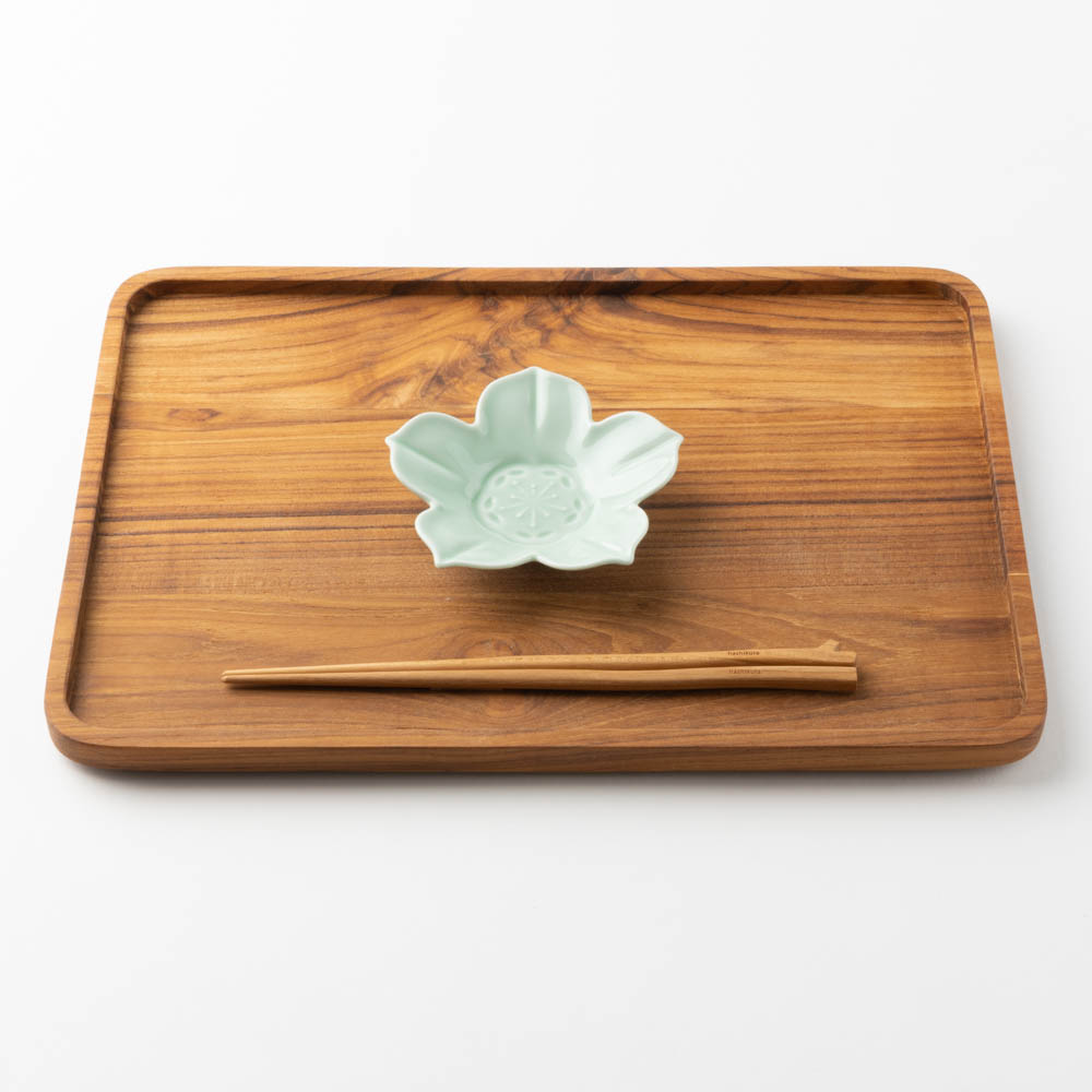 波佐見焼 和山窯 桔梗小皿(青磁) 波佐見焼 和山窯 波佐見焼