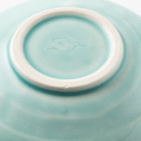 作家 梶山友里 豆皿(ミモザ水色) 作家 梶山友里 陶磁器作家もの