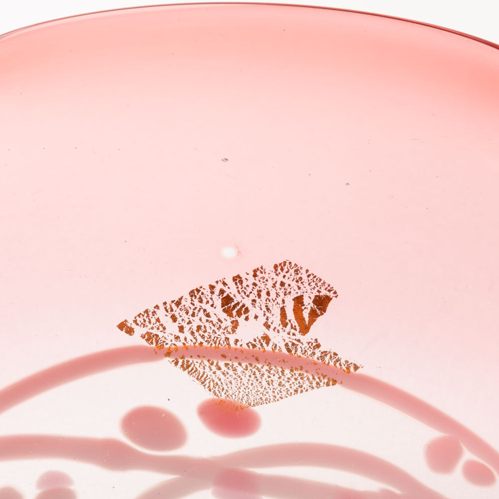 作家 栗原瑠璃華 華舞 中鉢(ゴールドルビー) ガラス作家 栗原瑠璃華 ガラスもの