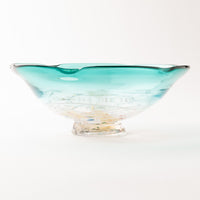 作家 栗原瑠璃華 華舞 中鉢(ラグーン) ガラス作家 栗原瑠璃華 ガラスもの