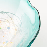 作家 栗原瑠璃華 華舞 中鉢(ラグーン) ガラス作家 栗原瑠璃華 ガラスもの