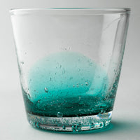 ガラス作家 村石信茂 ピーコック ロックグラス(小) さざ波硝子店 ガラスもの