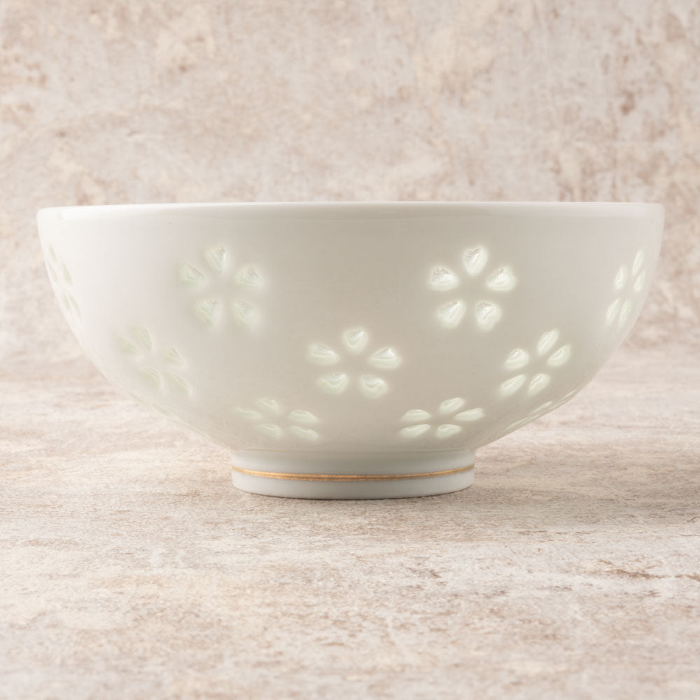 波佐見焼 丹心窯 水晶花詰 茶碗(小) ¥4,510 大人の焼き物