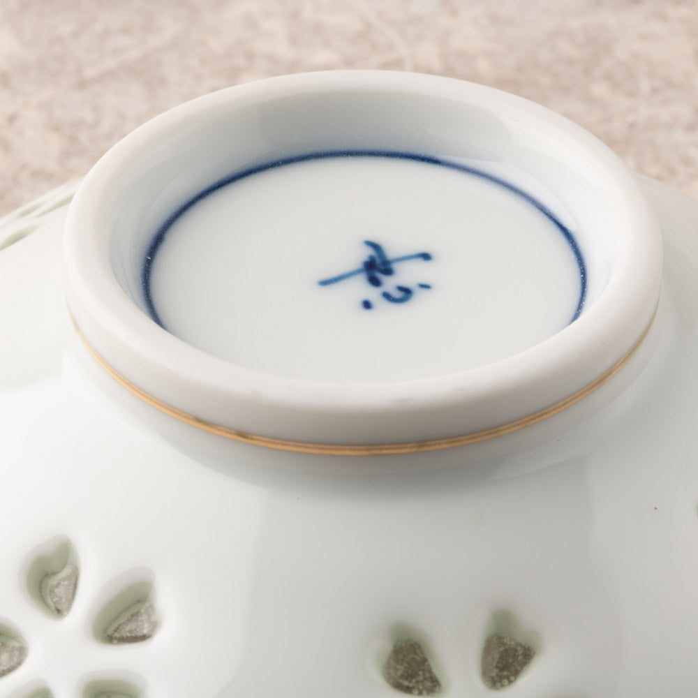 波佐見焼 丹心窯 水晶花詰 茶碗(小) 波佐見焼 丹心窯 波佐見焼
