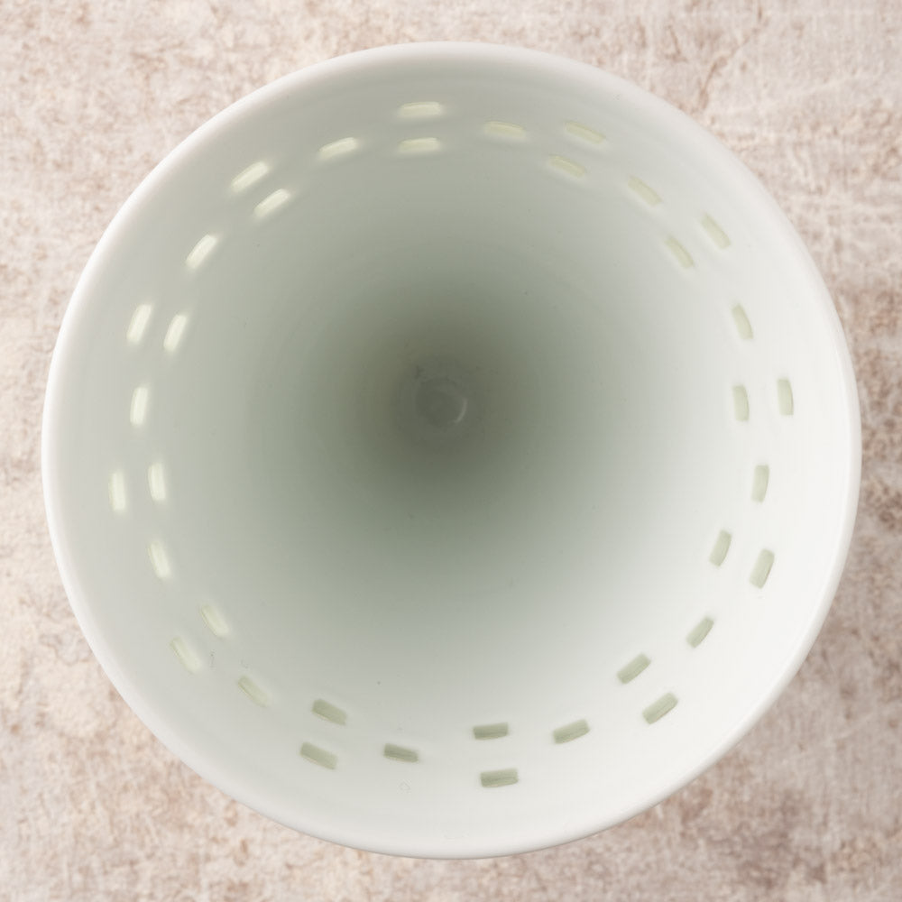 波佐見焼 丹心窯 水晶スクエアライン ビールグラス小(プラチナ) 波佐見焼 丹心窯 波佐見焼