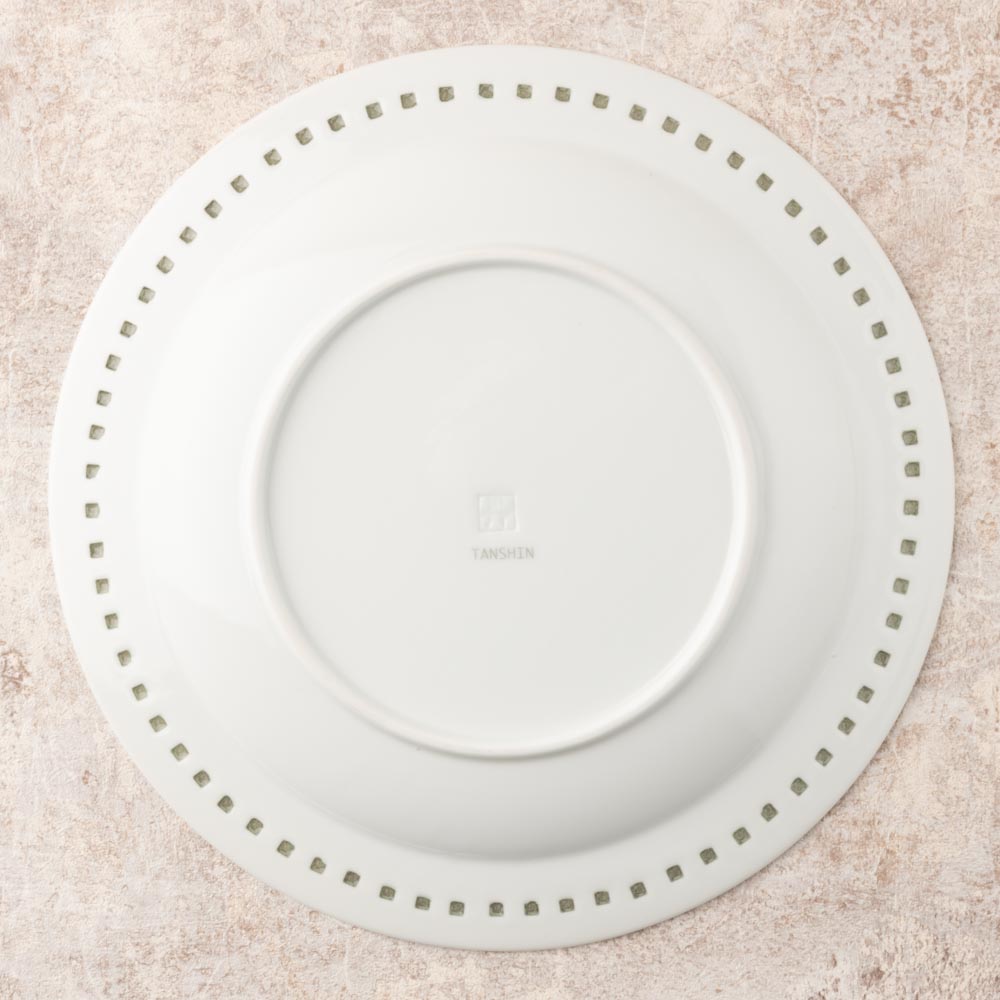 波佐見焼 丹心窯 水晶ロイヤルスクエア TプレートL ¥6,380 大人の焼き物