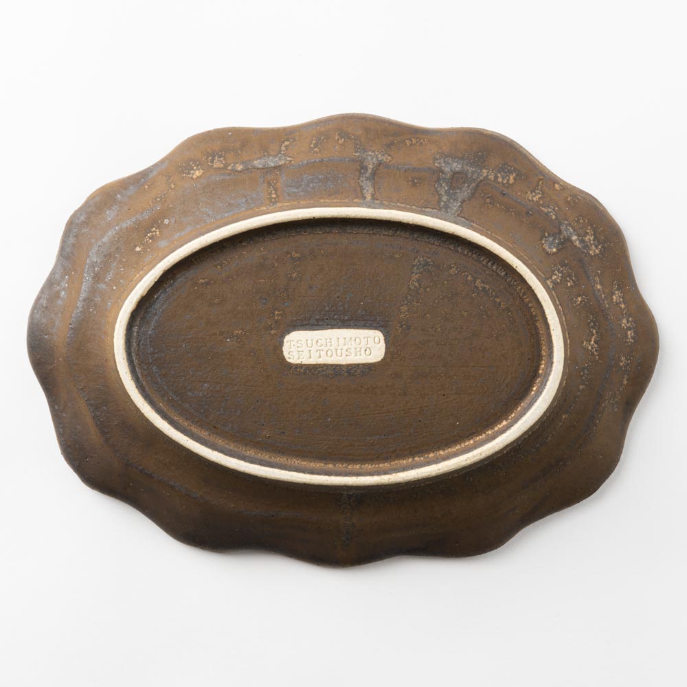 土本製陶所 レリーフオーバルS SABI – 大人の焼き物