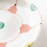 九谷焼工房花もん 丸皿(梅) 九谷焼工房花もん 九谷焼