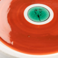 九谷焼工房花もん 丸皿(梅) 九谷焼工房花もん 九谷焼