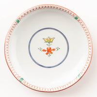 九谷焼工房花もん 丸皿(ぼたん) 九谷焼工房花もん 九谷焼