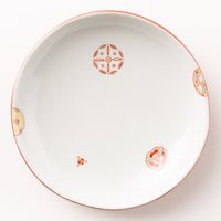 九谷焼工房花もん 丸皿(小紋) 九谷焼工房花もん 九谷焼