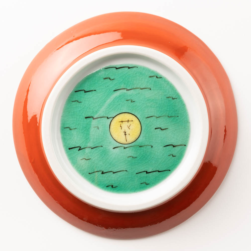 九谷焼工房花もん 丸皿(小紋) 九谷焼工房花もん 九谷焼