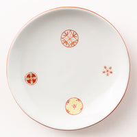 九谷焼工房花もん 丸皿(松花) 九谷焼工房花もん 九谷焼