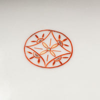 九谷焼工房花もん 丸皿(松花) 九谷焼工房花もん 九谷焼