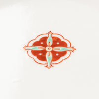 九谷焼工房花もん 丸皿(雪輪と花) 九谷焼工房花もん 九谷焼