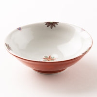 九谷焼工房花もん 豆鉢(紫花) 九谷焼工房花もん 九谷焼