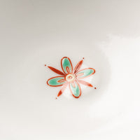 九谷焼工房花もん 豆鉢(紫花) 九谷焼工房花もん 九谷焼