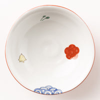 九谷焼工房花もん 豆鉢(千鳥) 九谷焼工房花もん 九谷焼