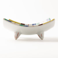 九谷焼工房花もん 珍味皿(幾何) 九谷焼工房花もん 九谷焼