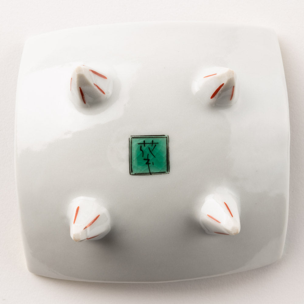 九谷焼工房花もん 珍味皿(幾何) 九谷焼工房花もん 九谷焼