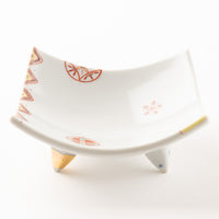 九谷焼工房花もん 珍味皿(松花) 九谷焼工房花もん 九谷焼