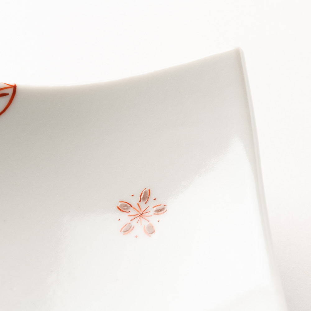 九谷焼工房花もん 珍味皿(松花) 九谷焼工房花もん 九谷焼