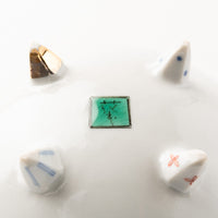 九谷焼工房花もん 珍味皿(松花) 九谷焼工房花もん 九谷焼