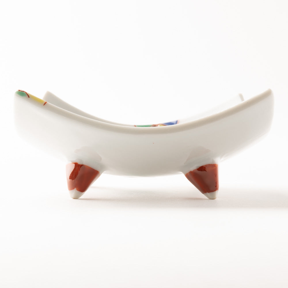 九谷焼工房花もん 珍味皿(かさ) 九谷焼工房花もん 九谷焼