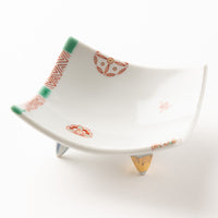 九谷焼工房花もん 珍味皿(小紋) 九谷焼工房花もん 九谷焼