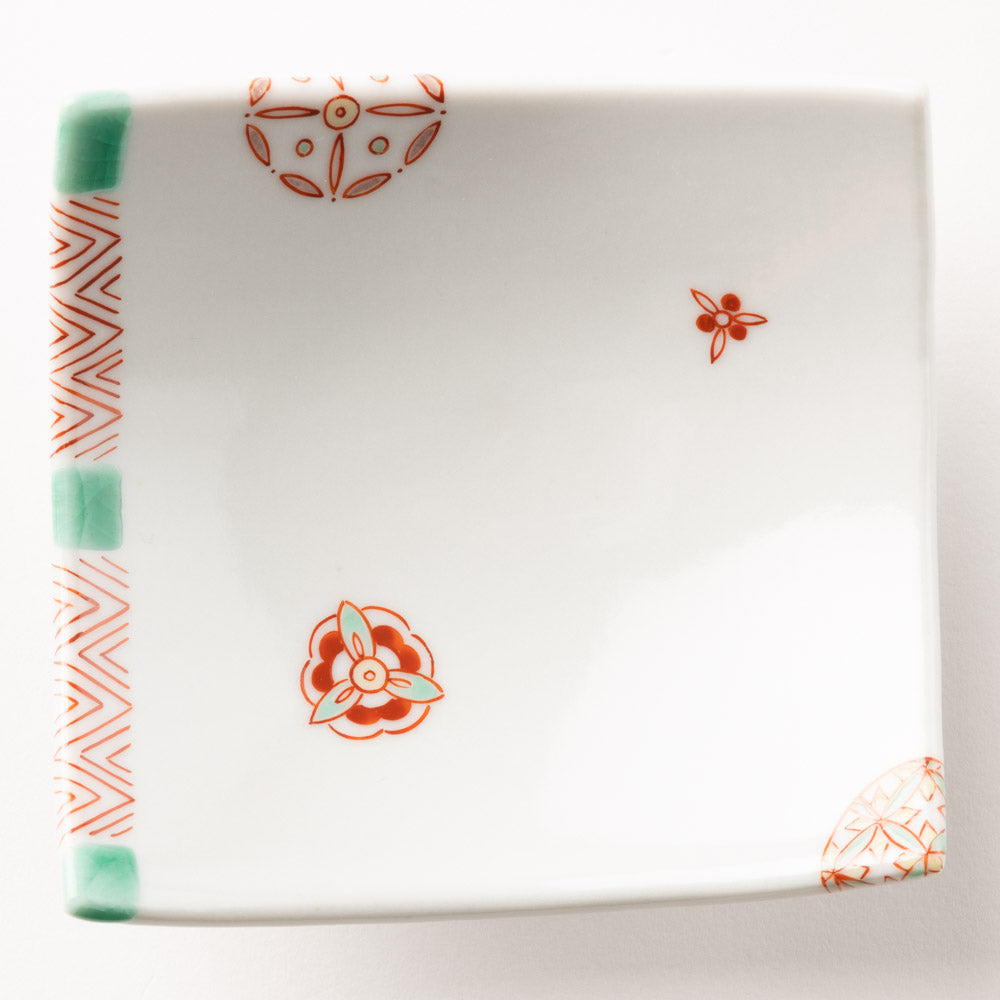 九谷焼工房花もん 珍味皿(小紋) 九谷焼工房花もん 九谷焼