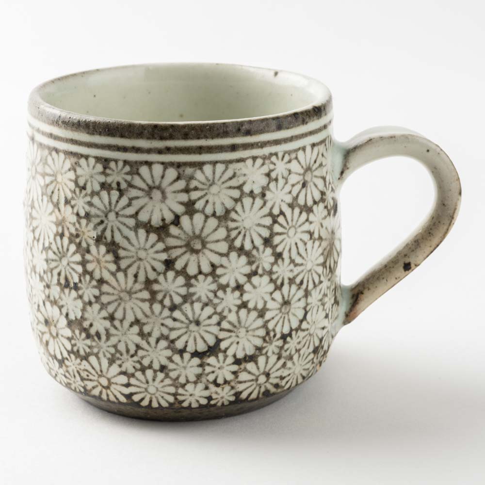 薮本寛之 花三島コーヒーカップ