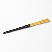 箔一 金の箸 銀の箸 しずく(金)(L) 箔一 金沢箔