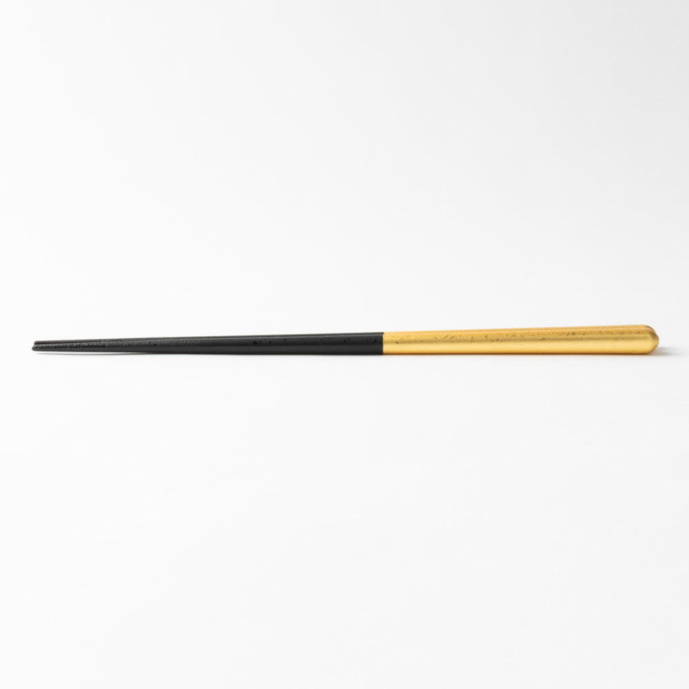 箔一 金の箸 銀の箸 しずく(金)(L) 箔一 金沢箔